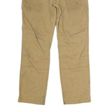 CARHARTT Mens Cotton Beige Regular Straight Trousers W34 L30 Workwear Durable