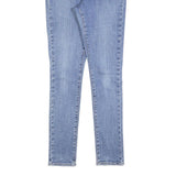 LEVI'S Womens Slim Blue Denim Light Wash Jeans W29 L30 Skinny Cotton Blend Zip
