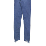 LEVI'S Womens Slim Blue Skinny Denim Light W24 L28 Ripped Distressed Jeans