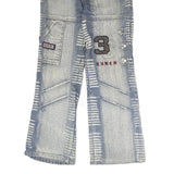 MANDISI Womens Blue Regular Fit Straight Denim Stone Wash Jeans W26 L27 Summer