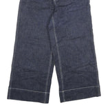 EICH TOO Womens Jeans Blue Relaxed Wide-Leg Denim Raw W28 L25 Stylish Casual
