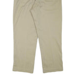DICKIES Mens Cotton Blend Beige Regular Fit Straight Leg Trousers W37 L29