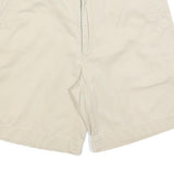 NAUTICA Mens Beige Casual Cotton Blend Shorts M W34 Classic Comfortable