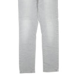 CARHARTT Womens Regular Fit Jeans Light Blue Denim W36 L32 Zip Cotton Blend