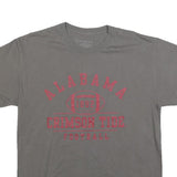IMAGE ONE Womens Grey Alabama Crimson Tide T-Shirt L Short Sleeve Crew Neck