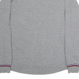 FILA Mens Grey Crew Neck M Cotton Sweatshirt Casual Pullover Logo Embroidered