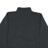 RUSSELL ATHLETIC Mens Black Bowen Basketball Half Zip L Sweatshirt Cotton Blend