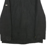 PIERRE CARDIN Mens Black Polyester Zip Up Jacket XL Plain Stylish Outerwear