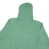 CHAMPION Mens Green Phys Ed Department Pullover Hoodie L Cotton Blend Drawstring