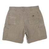 CARHARTT Mens Shorts Beige Casual Cotton Blend M W34 Workwear Durable