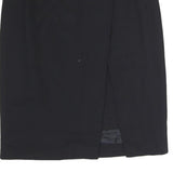 ESCADA Womens Black Classic Pencil Knee Length Cotton Skirt M Smart Formal