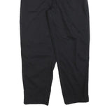 TEDDY'S Womens Cotton Blend Black Relaxed Tapered Trousers W30 L28 Casual Wear