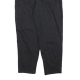 TEDDY'S Womens Cotton Blend Black Relaxed Tapered Trousers W30 L28 Casual Wear