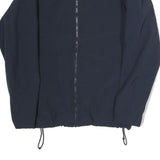 DICKIES Mens Navy Blue Jacket M Cotton Plain Zip Casual Workwear