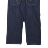 LEVI'S 505 Mens Jeans Blue Regular Straight Denim Raw W33 L21 Zip Closure