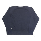 CHAMPION Mens Navy Blue Sweatshirt Crew Neck XL Classic Cotton Blend Pullover