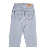 LEVI'S 505 Womens Jeans Blue Regular Straight Denim Light W25 L30 Classic Fit