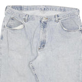 WRANGLER Mens Denim Blue Casual Shorts 2XL W36 Cotton Comfort Fit
