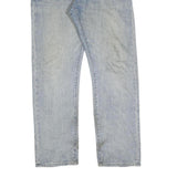 CARHARTT Mens Jeans Blue Regular Straight Denim Medium W37 L32 Zip Closure