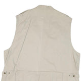 REGATTA Mens Beige Utility Zip Jacket XL Cotton Blend Casual Outdoor Vest