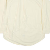 CHAPS RALPH LAUREN Mens Cream & Yellow Shirt L Button-Down Collar Cotton Blend