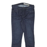 DKNY Womens Regular Blue Denim Jeans W28 L27 Zip Closure Classic Fit Stylish