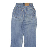 LEVI'S Womens Relaxed Straight Denim Medium W22 L27 Jeans Zip Cotton Blend