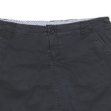 JESSICA Womens Black Mini Cotton Blend Plain Skort M Casual Everyday Style
