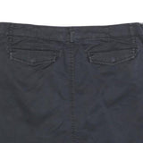 JESSICA Womens Black Mini Cotton Blend Plain Skort M Casual Everyday Style