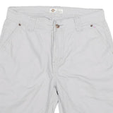 DICKIES Womens Shorts White Casual Cotton Blend M W29 Workwear Pockets