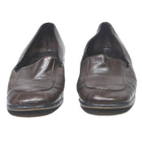 BALLY Womens Brown Leather Low Heel Shoes UK 5.5 Classic Comfortable Stylish