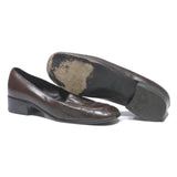 BALLY Womens Brown Leather Low Heel Shoes UK 5.5 Classic Comfortable Stylish