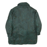 Womens Green Polyester Plain Jacket UK 14 Zip Casual Lightweight