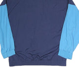 LEOPARD Mens Blue & Light Blue Track Jacket M Polyester Blend Colourblock