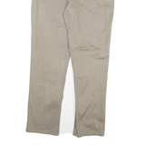 DKNY Mens Cotton Blend Beige Regular Fit Straight Leg Trousers W36 L30 Casual