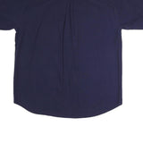 HUNTING HORN Mens Navy Blue Cotton Shirt XL Button Down Casual Summer