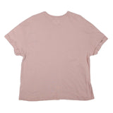 BARBOUR INTERNATIONAL Womens Pink Graphic T-Shirt UK 16 Short Sleeve Crew Neck