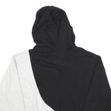 TOMMY HILFIGER Womens Black & Grey Cotton Blend Hoodie XL Crop Sweatshirt Casual