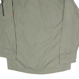 SHERPA Mens Grey & Black Outdoor Jacket S Polyester Blend Zip Pocket Casual