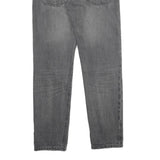 LEVI'S 501CT Womens Jeans Grey Classic Straight Denim Ripped W30 L28