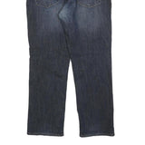 LEE Mens Regular Fit Blue Denim Straight Cotton Blend Jeans W36 L30 Classic