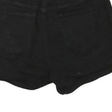 Womens Black Cotton Blend Shorts XS W26 Rainbow Lace-Up Detail Casual