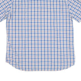 MARC O'POLO Mens Blue Check Shirt XL Cotton Blend Casual Button Down