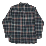 FIELD N' FOREST Mens Blue Plaid Long Sleeve Shirt 2XL Cotton Blend Casual