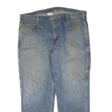 CARHARTT Mens Regular Fit Light Blue Denim Jeans W40 L30 Workwear Stitch