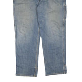 CARHARTT Mens Regular Fit Light Blue Denim Jeans W40 L30 Workwear Stitch