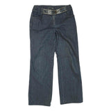 BGN&CO Womens Jeans Blue Regular Straight Denim Medium W30 L28 Embellished