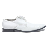 STEVE MADDEN Mens Derby Shoes White Leather UK 13 Classic Formal Dress