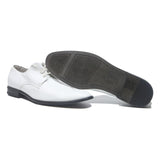 STEVE MADDEN Mens Derby Shoes White Leather UK 13 Classic Formal Dress