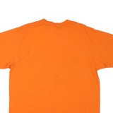 ADIDAS Mens Orange Phoenix Suns Basketball Graphic T-Shirt L Short Sleeve Crew